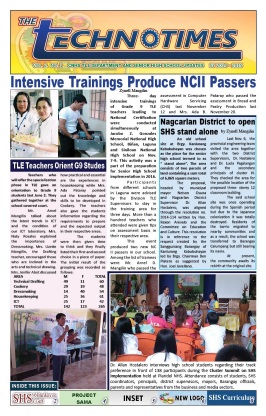 The Technotimes Senior High School Newsletter - Calumpang National High School, Nagcarlan, Laguna